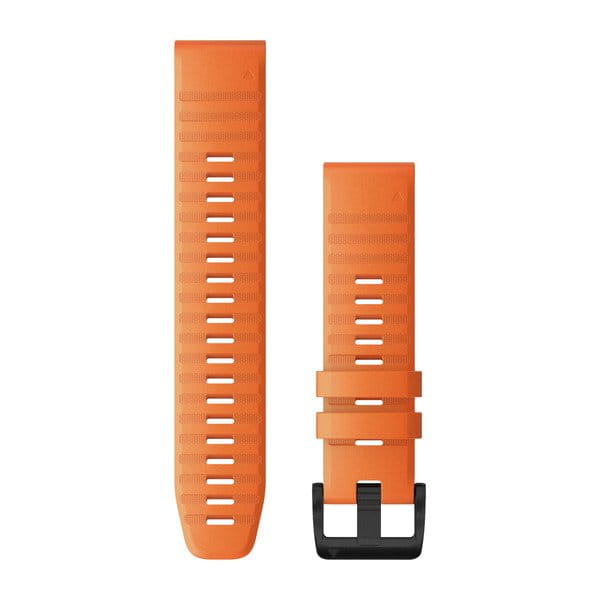Silikonowy pasek Garmin Quick Fit 22 mm - Fenix 5/6 - ciemnopomarańczowy [010-12863-01]
