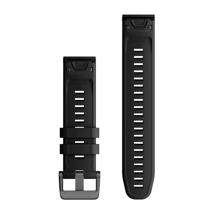 Silikonowy pasek Garmin QuickFit 22 mm - czarny [010-13280-00]