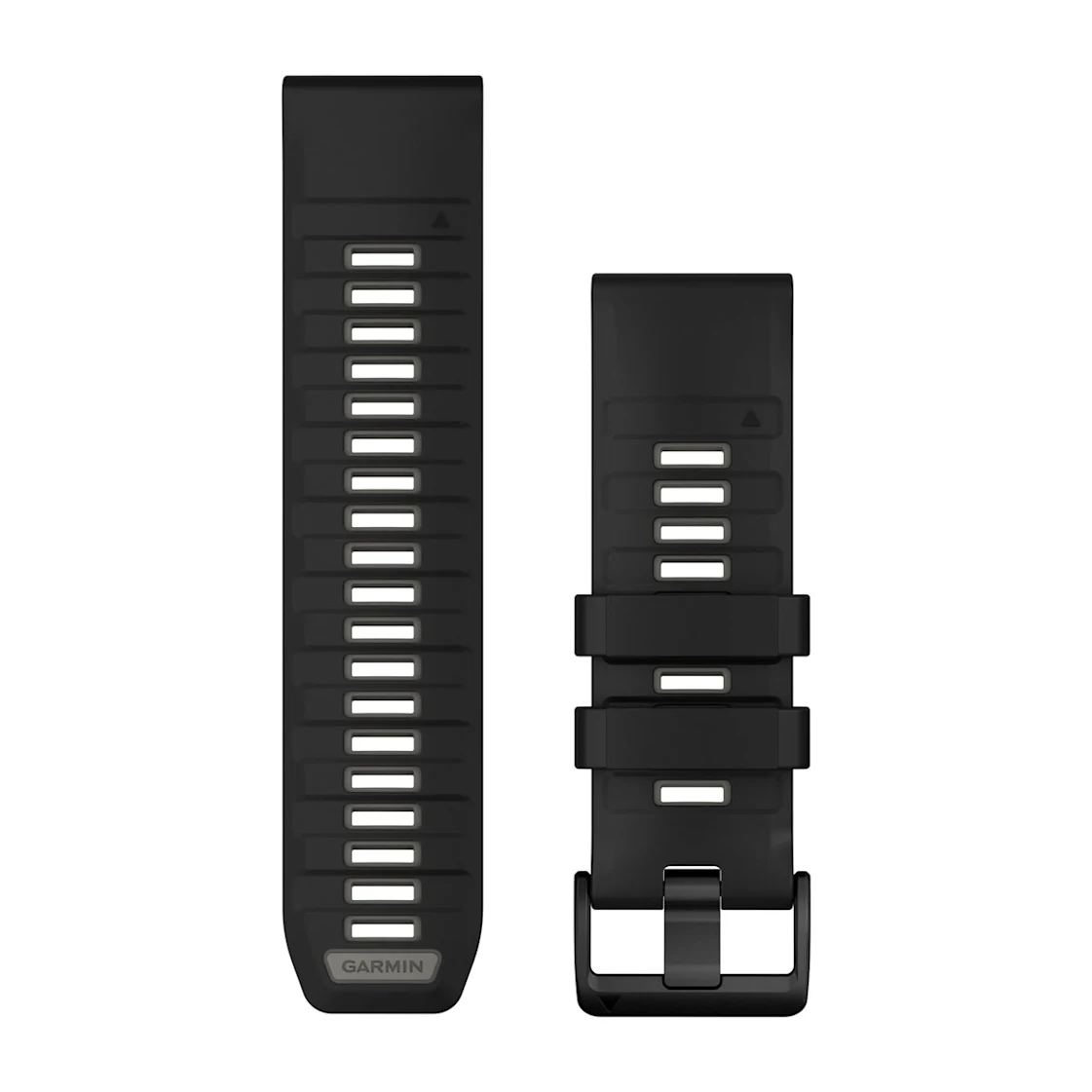 Silikonowy pasek Garmin QuickFit 26 mm - Black/Pebble gray  [010-13393-00]